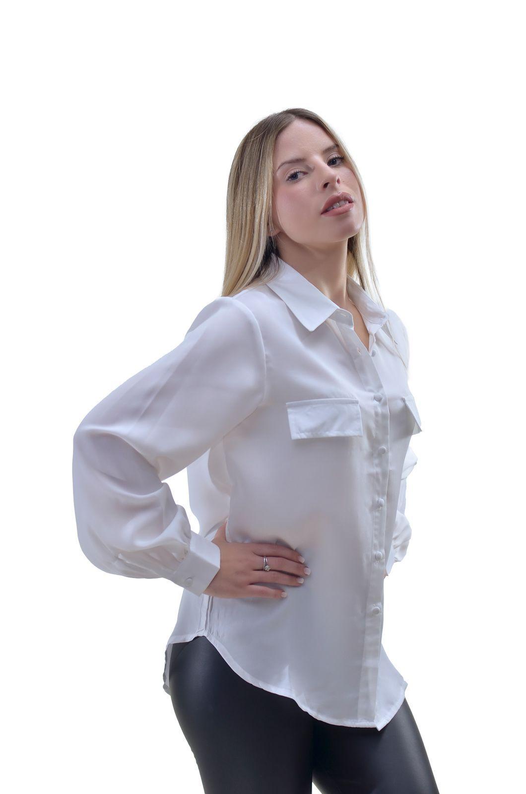 Blusa Camisera Crudo Alexandra Cid-3
