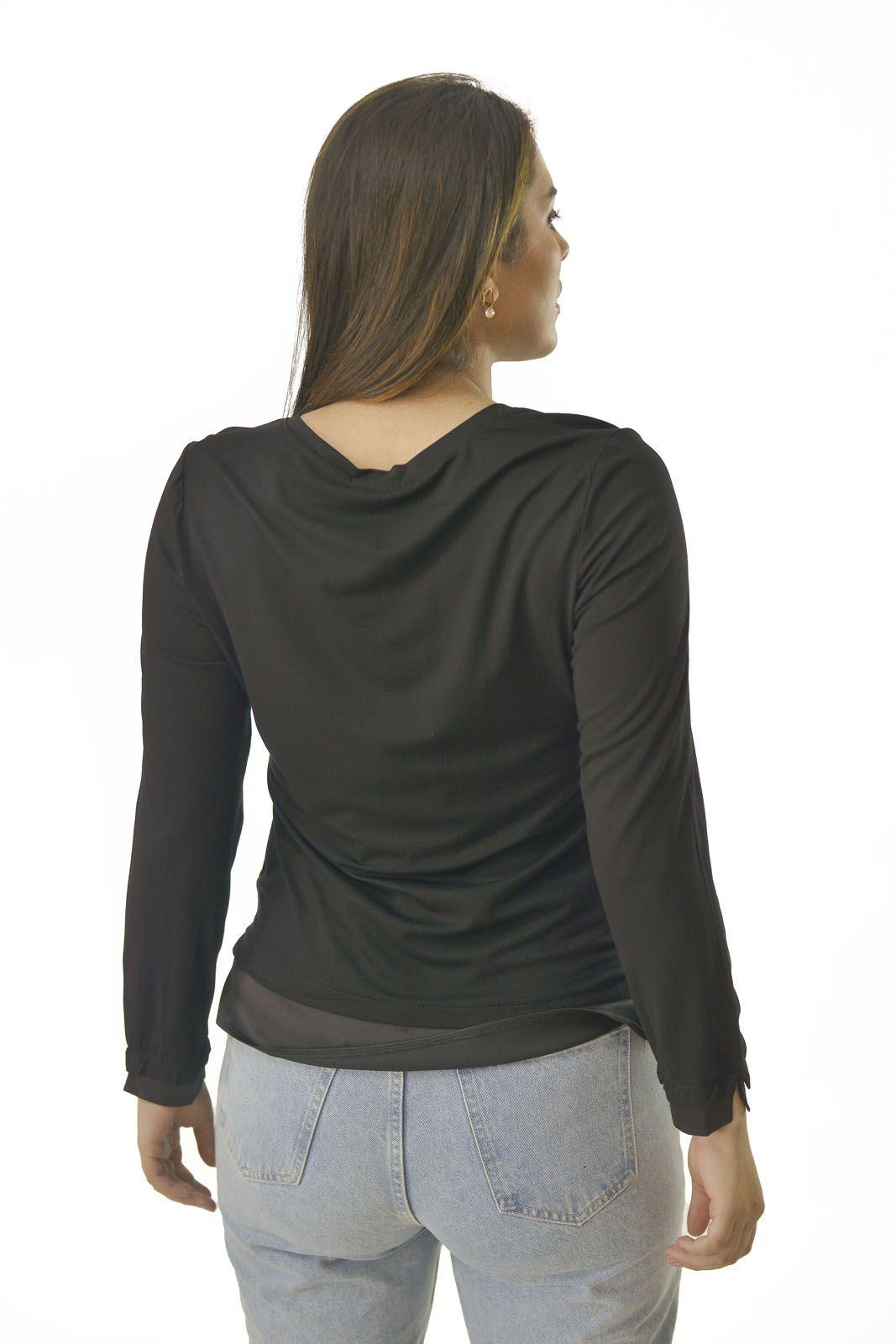 Polera Corazon Negro Alexandra Cid-2