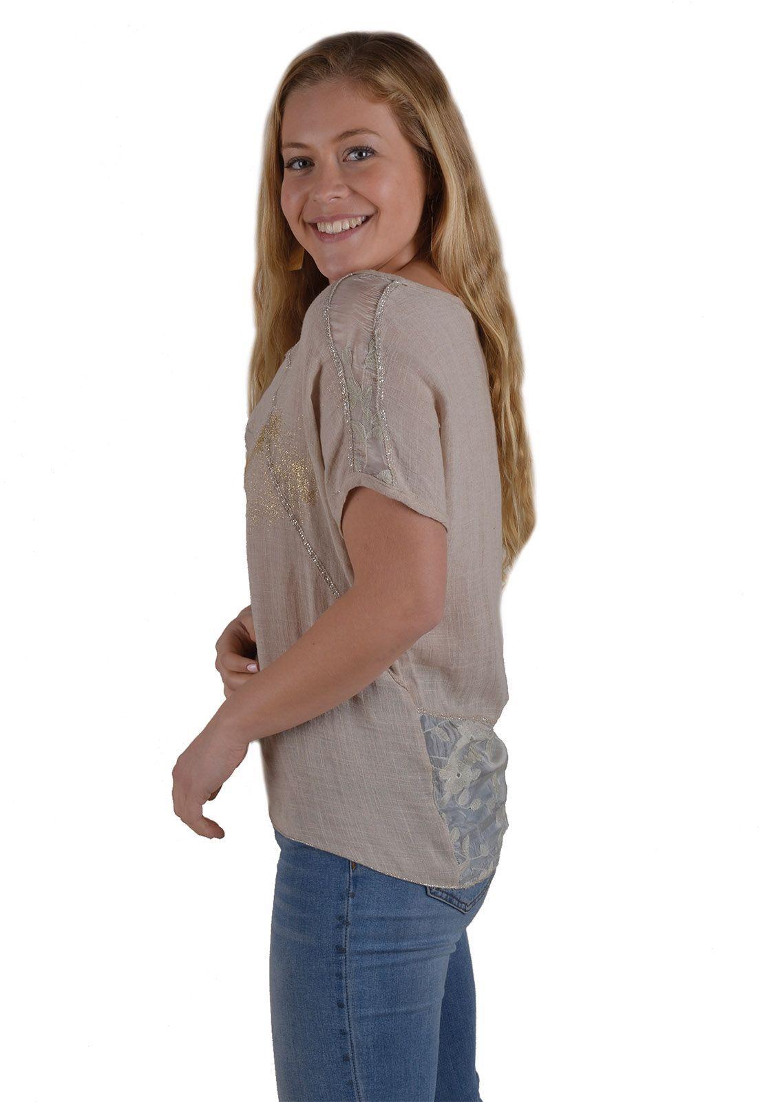 Bluson Bordado Beige Alexandra cid-2