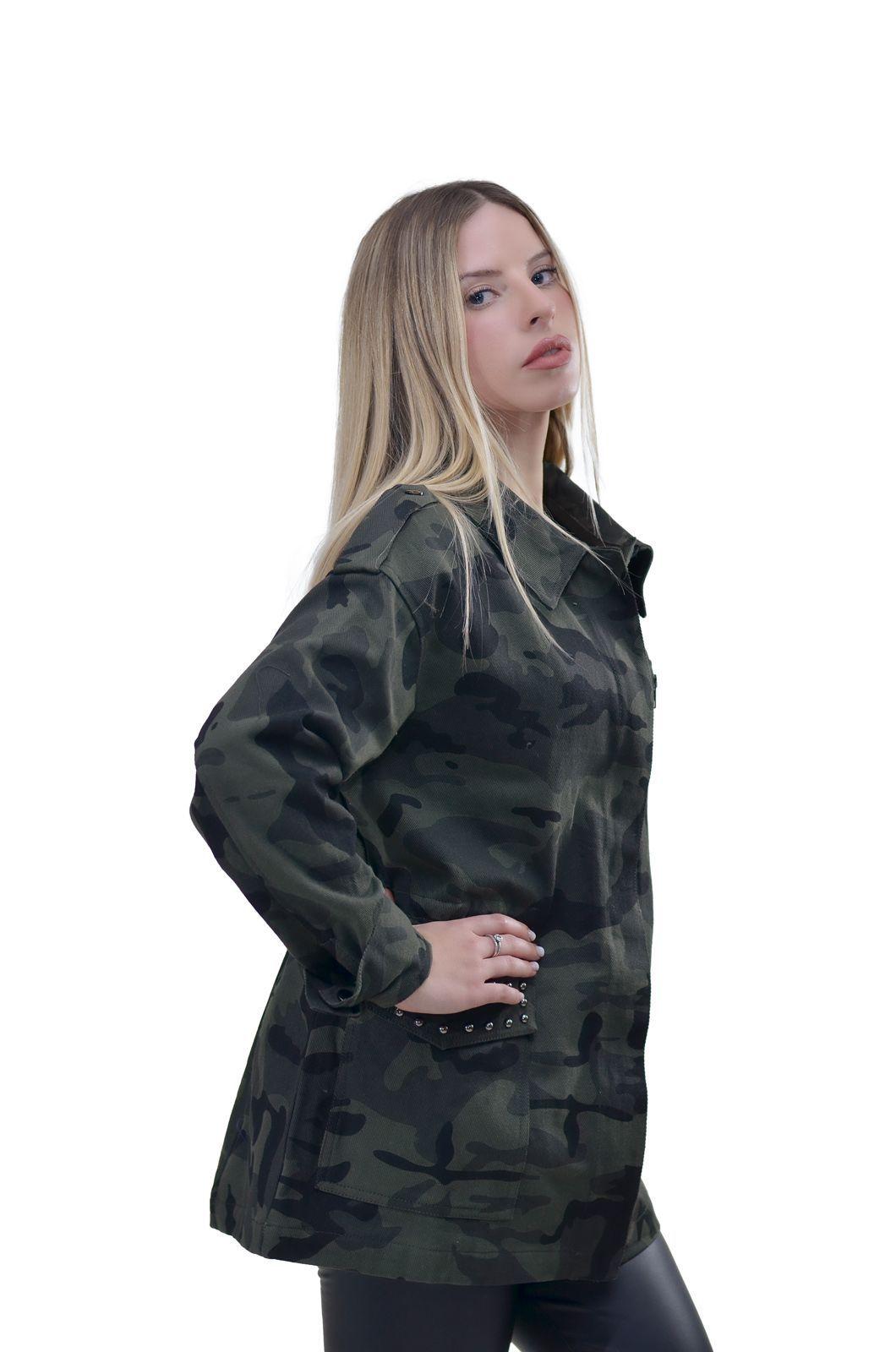 Chaqueta Camuflaje Olivo Alexandra Cid-2