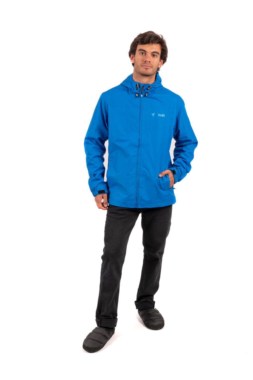 Impermeable Hombre Azul Local crew-2
