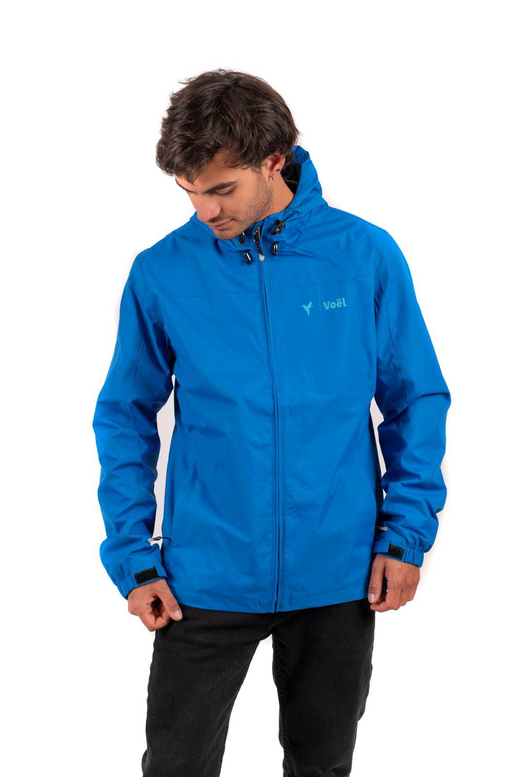 Impermeable Hombre Azul Local crew-3