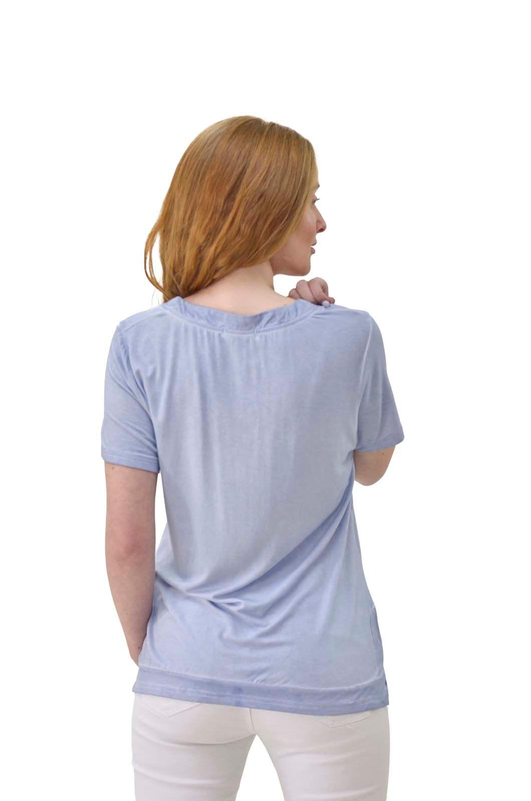 Polera aplicacion swead azul Alexandra Cid-3