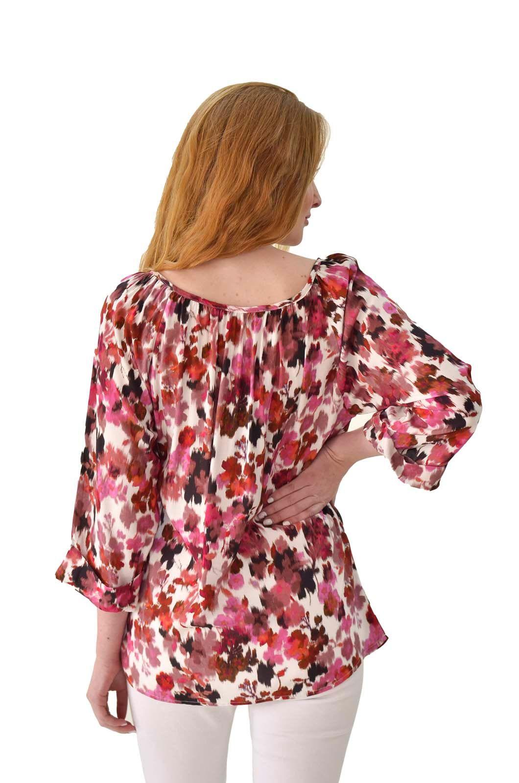 Blusa estampada fucsia Alexandra Cid-2