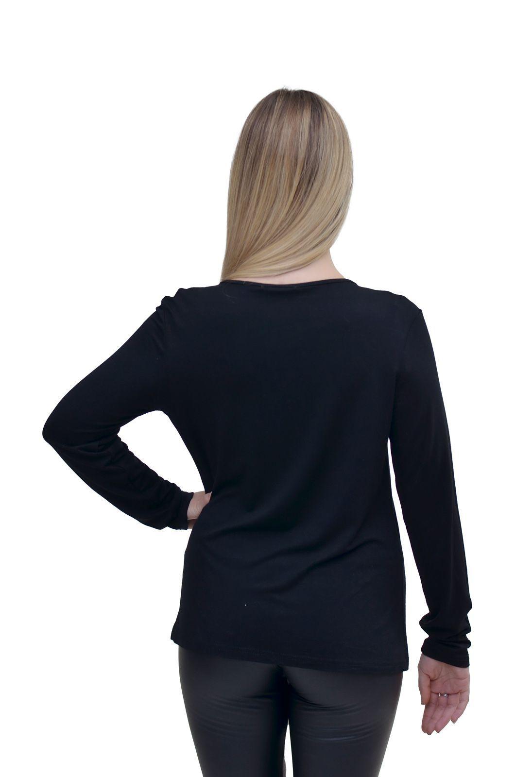 Polera Lentejuelas Negro Alexandra Cid-2