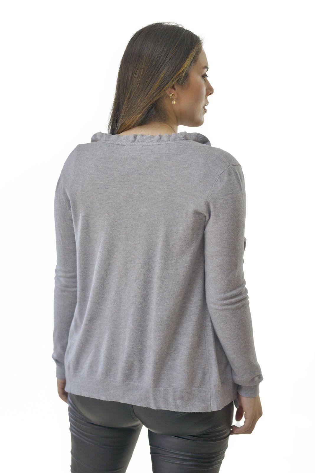 Chaleco Spandex Gris Alexandra Cid-2