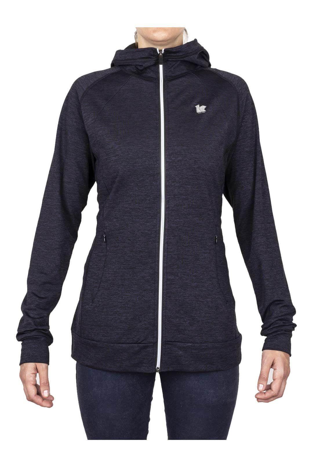 Polerón Mujer Hoodie Negro Local Crew-0