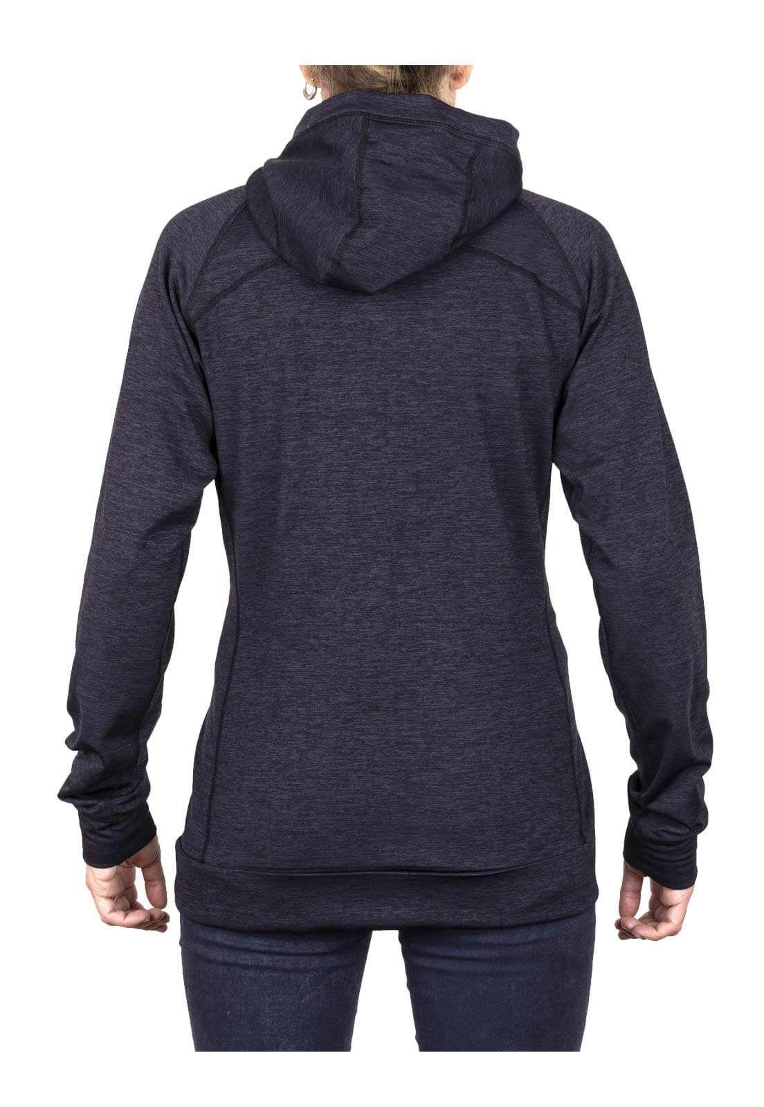 Polerón Mujer Hoodie Negro Local Crew-1