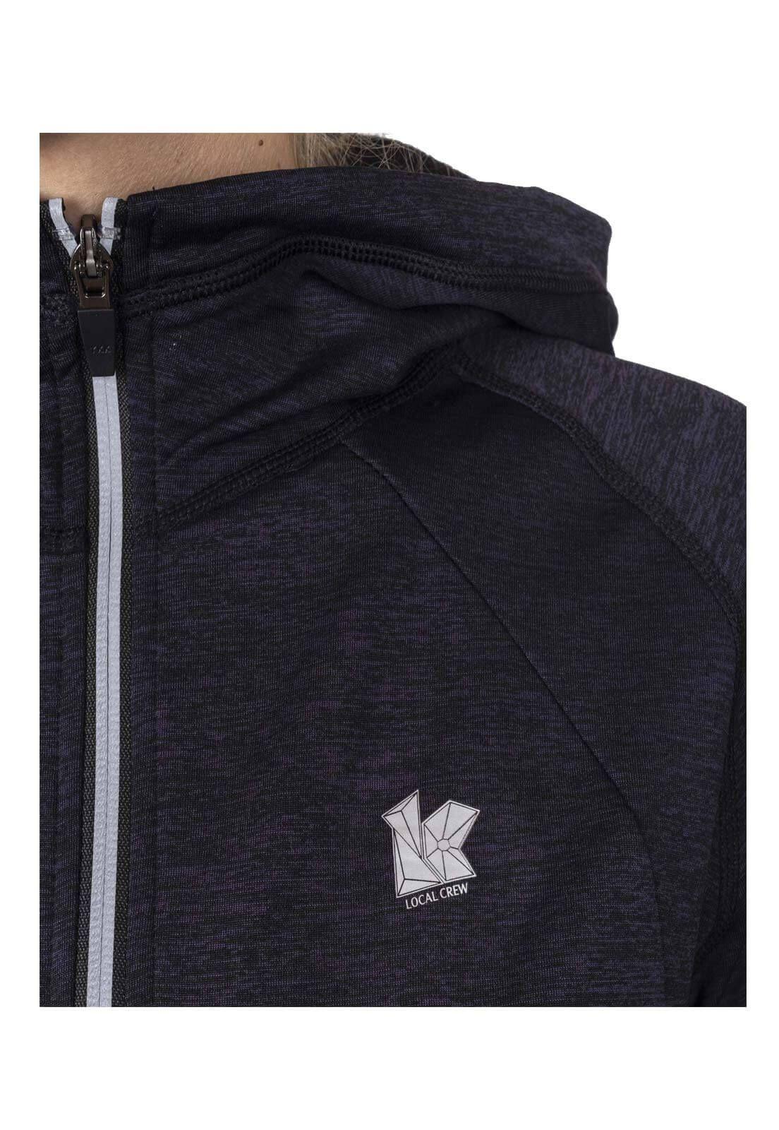 Polerón Mujer Hoodie Negro Local Crew-2