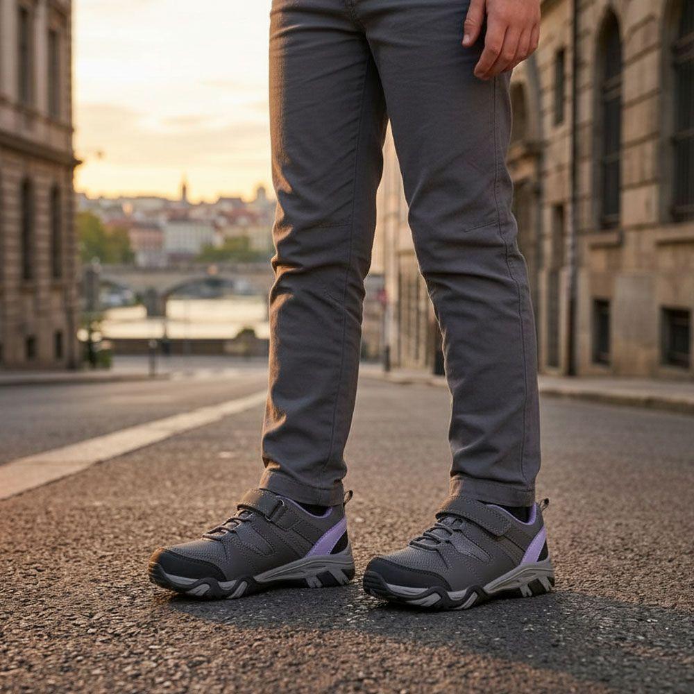 Zapatillas Niña Outdoor Spalding ZNO5228 Gris Morado-4