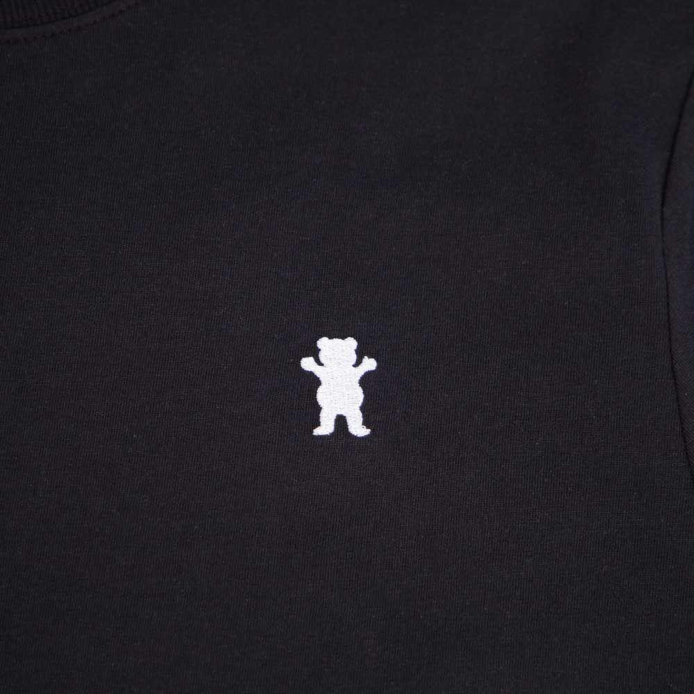 Polera Hombre Grizzly Griptape Embroidered Og Bear Negro-1