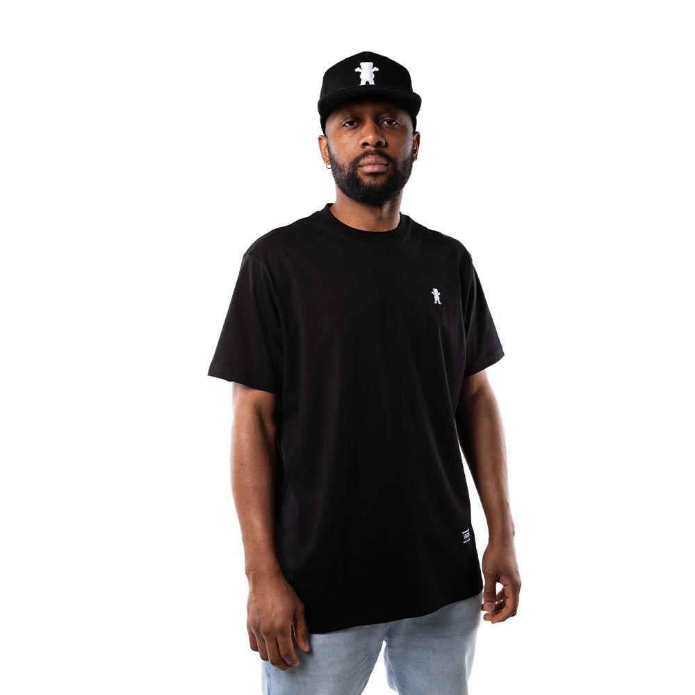 Polera Hombre Grizzly Griptape Embroidered OG Bear Negro-4