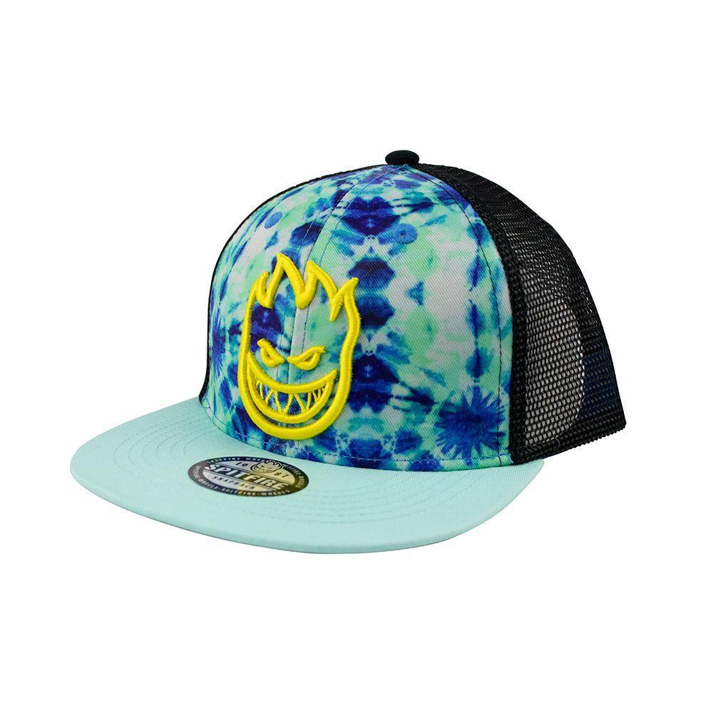 Gorro Trucker Kids Big Head Tie Dye Turquesa Spitfire-2