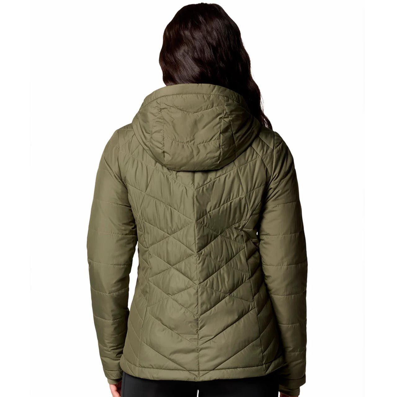 Parka Aislante Mujer Columbia Heavenly Hoodie Verde-2
