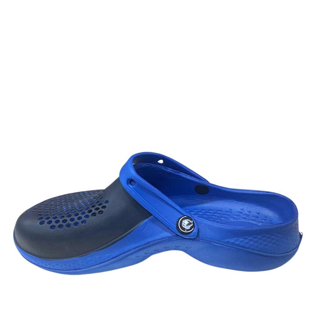 Sandalia Hombre Zueco Azul Gougar-1