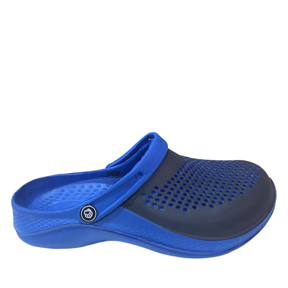 Sandalia Hombre Zueco Azul Gougar-2