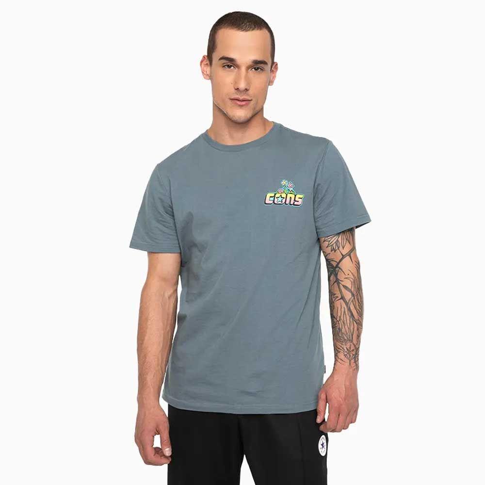 Polera Manga Corta Skeleton Sunrise Converse-0