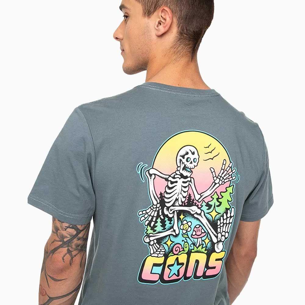 Polera Manga Corta Skeleton Sunrise Converse-3