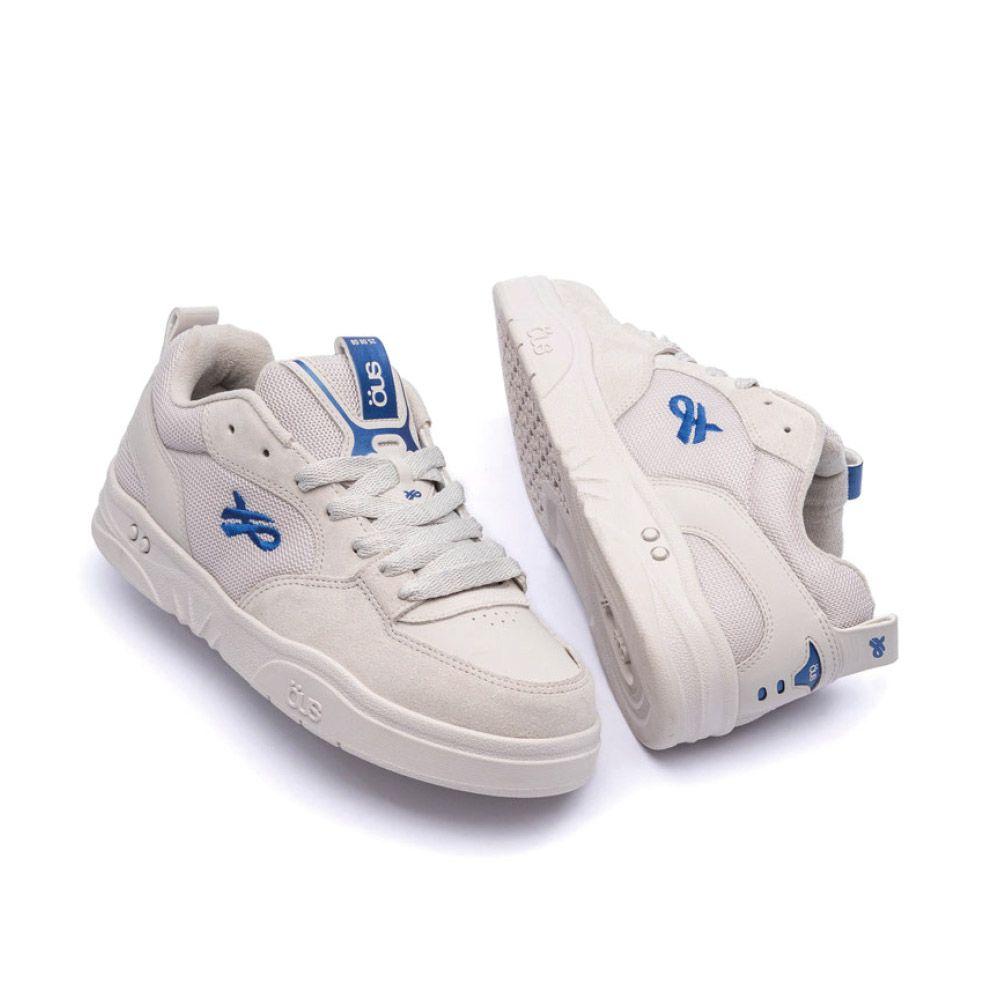 Zapatilla OUS Fluente Cinza Azul Essencial-3