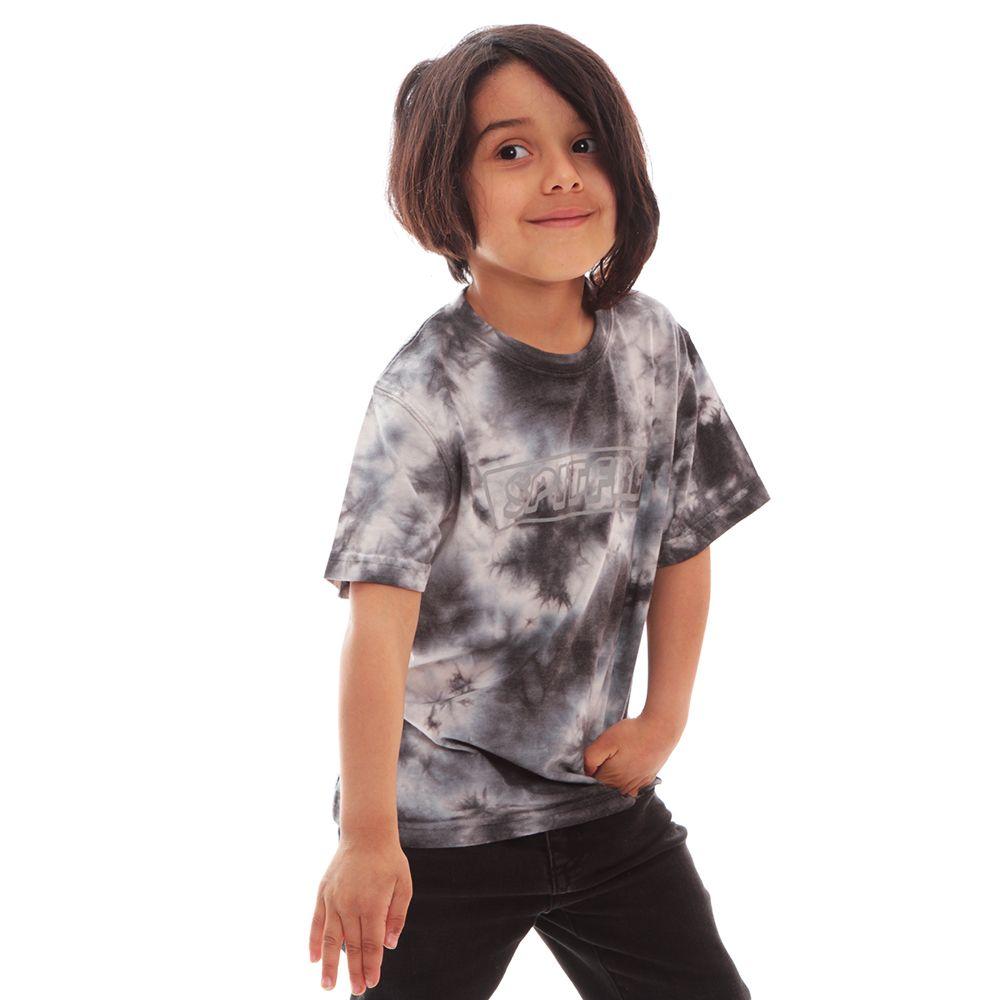 Polera Infantil Street Culture Negro Spitfire-0