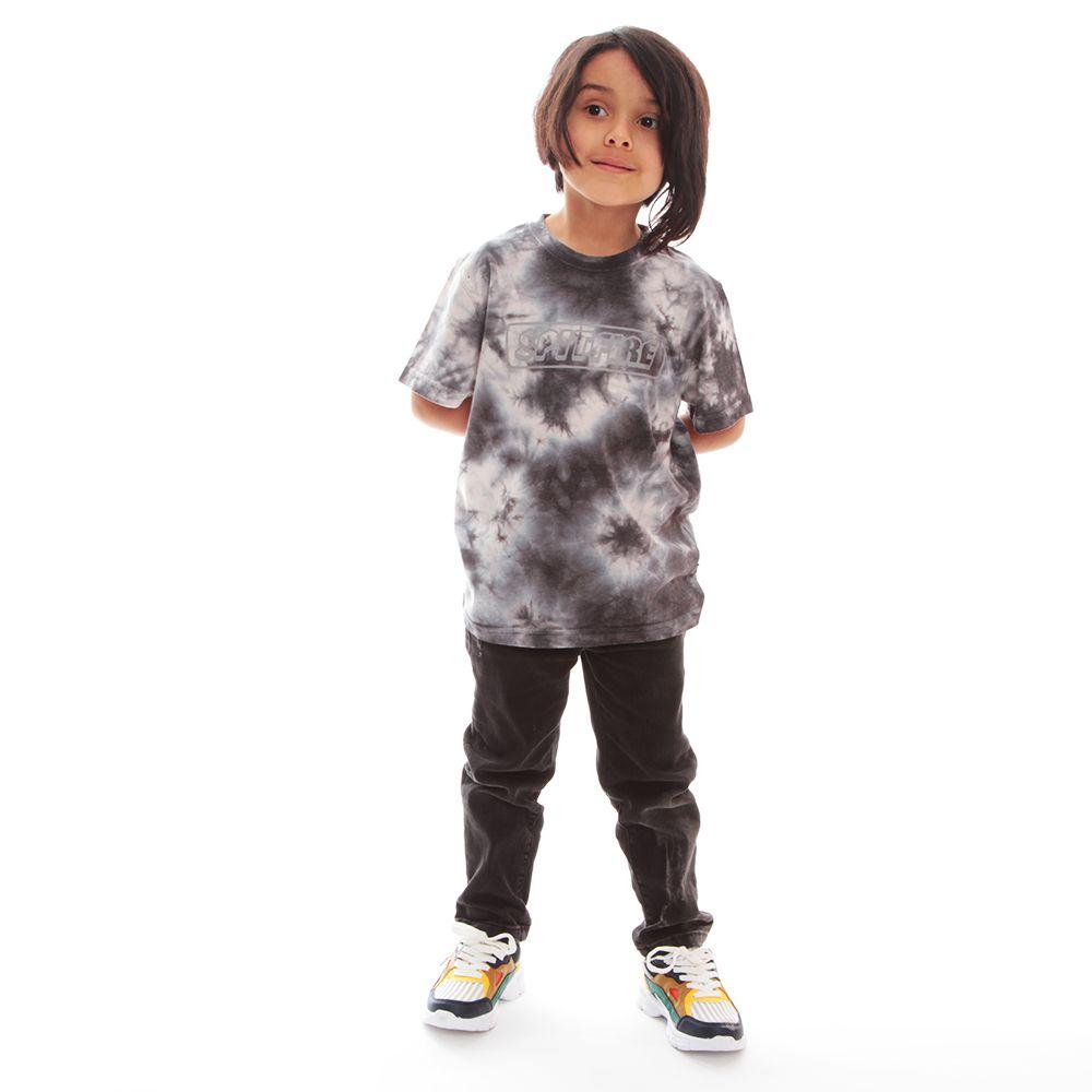 Polera Infantil Street Culture Negro Spitfire-4