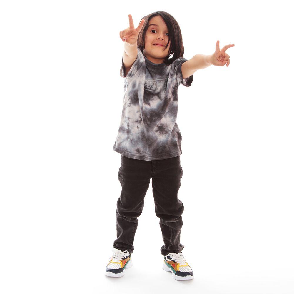 Polera Infantil Street Culture Negro Spitfire-5