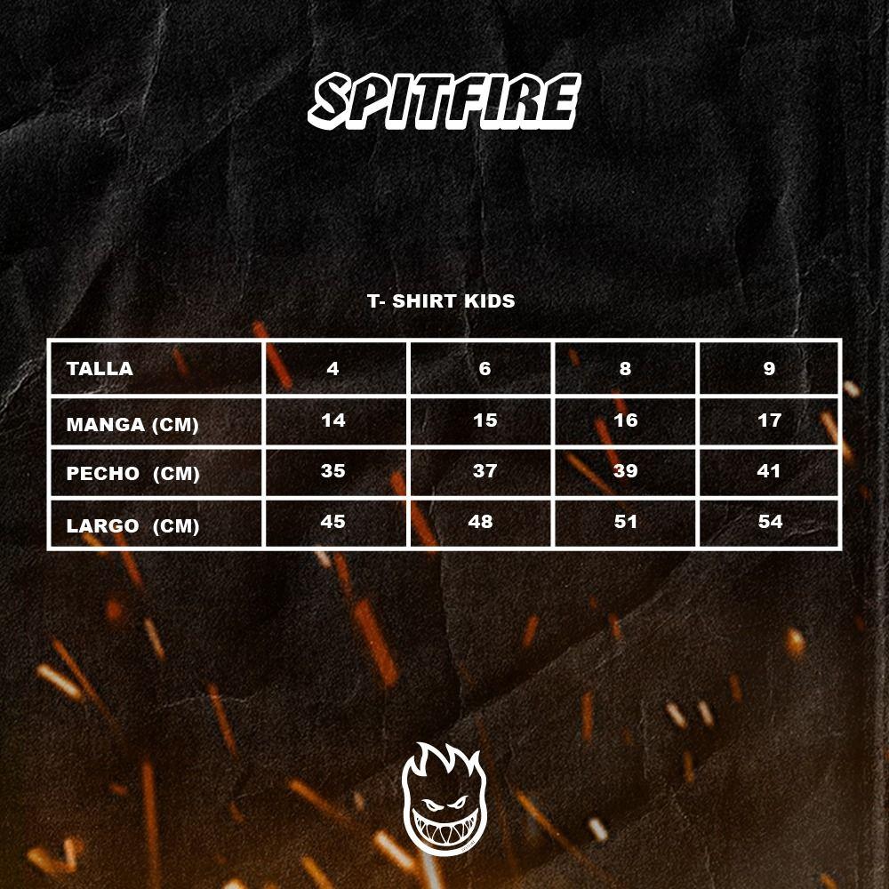 Polera Infantil Street Culture Negro Spitfire-6