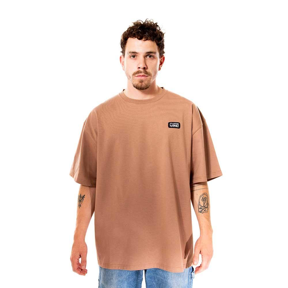 Polera Manga Corta Café Genderless Spitfire-0