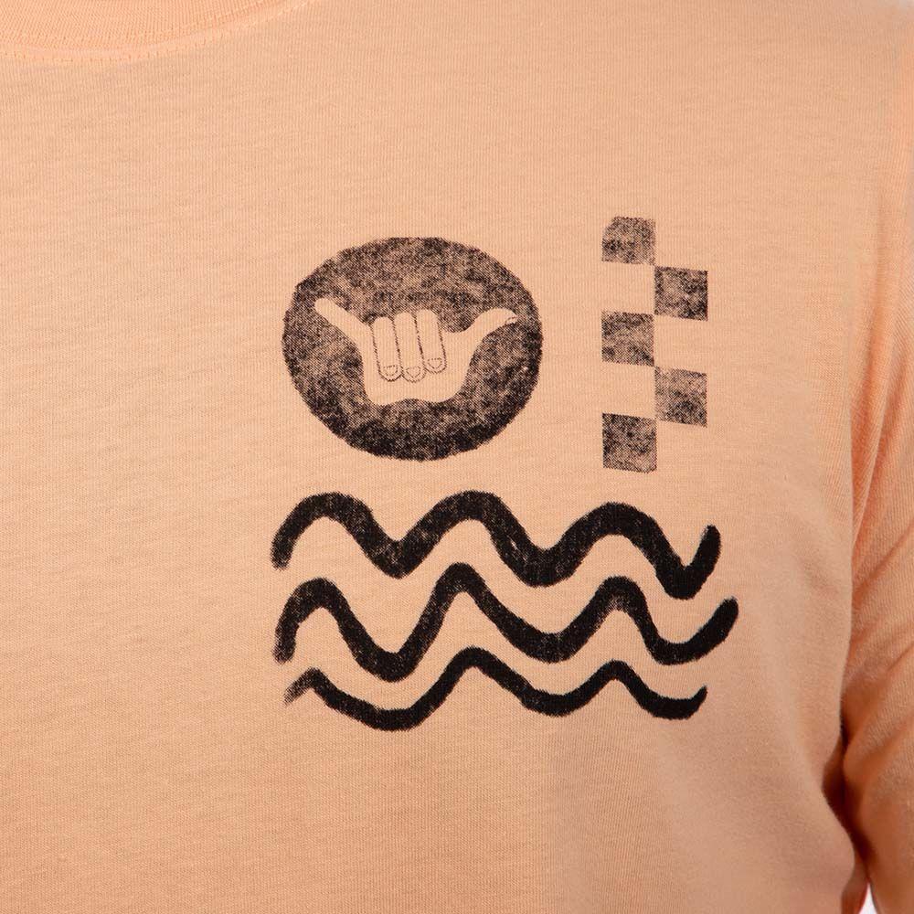 Polera Manga Corta Hombre Elements Coral Hang Loose-1