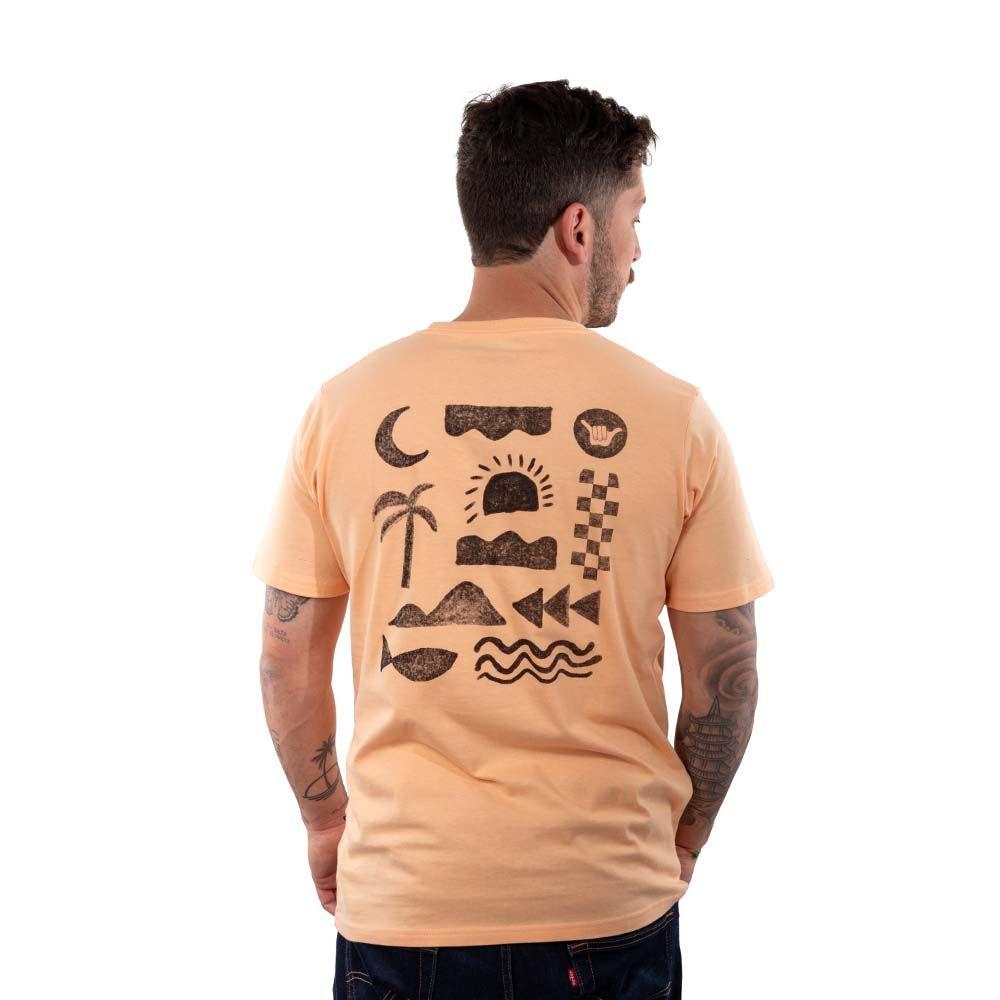 Polera Manga Corta Hombre Elements Coral Hang Loose-2