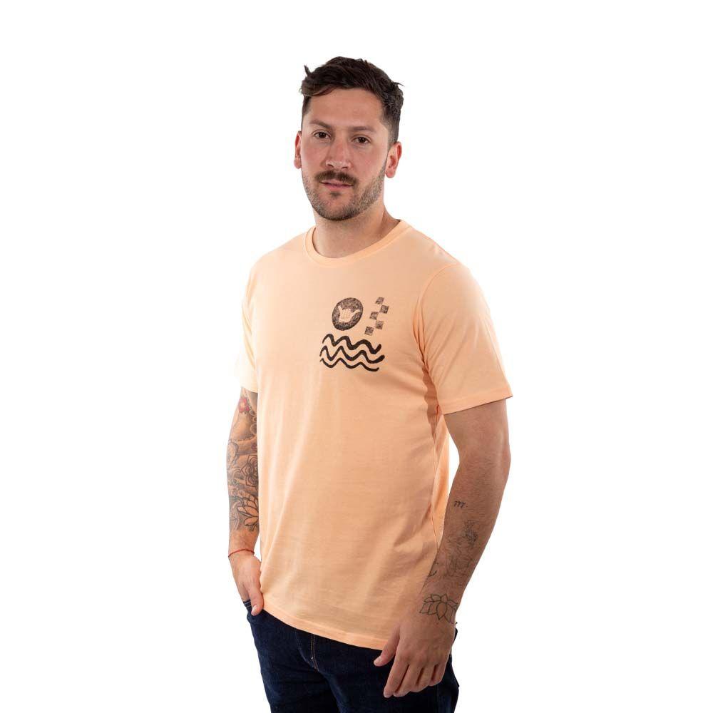 Polera Manga Corta Hombre Elements Coral Hang Loose-4