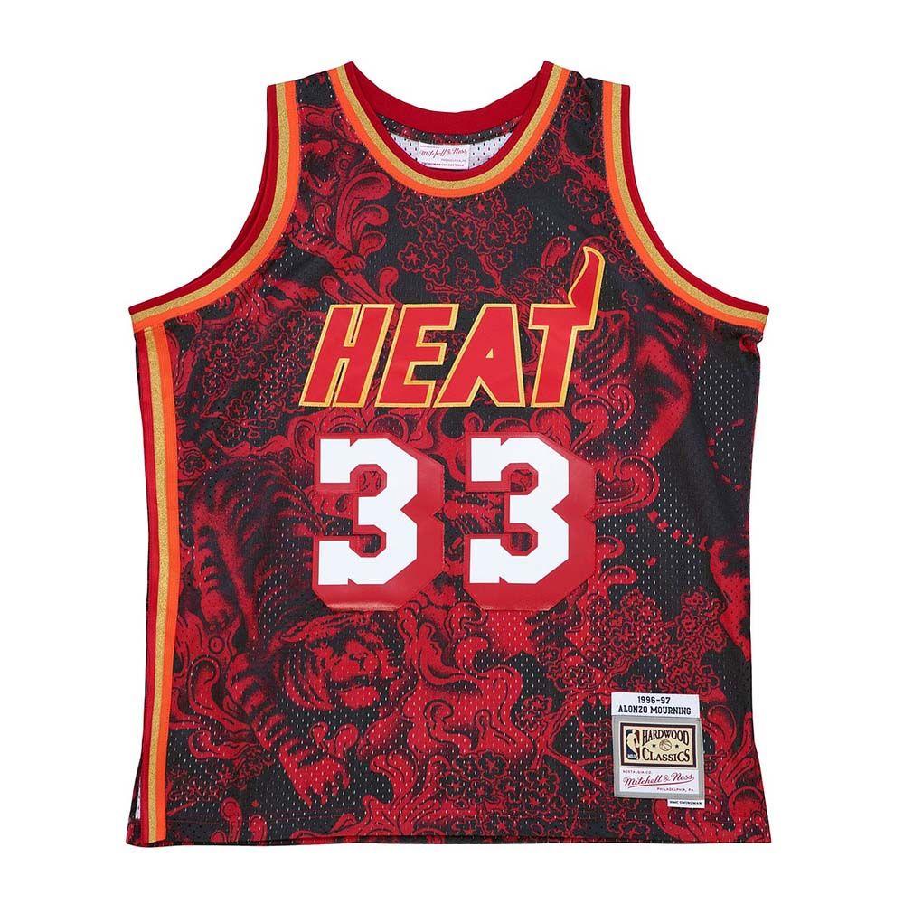 Polera Nba 4.0 Polera Jersey Heat 96 Alonzo Mourning Mitchell And Ness-0