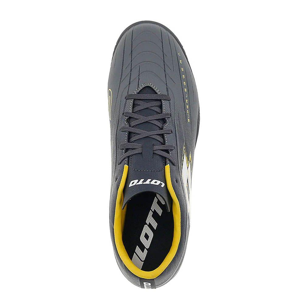 Zapatilla de Baby Futbol Hombre TF Lotto Solista Gris-4