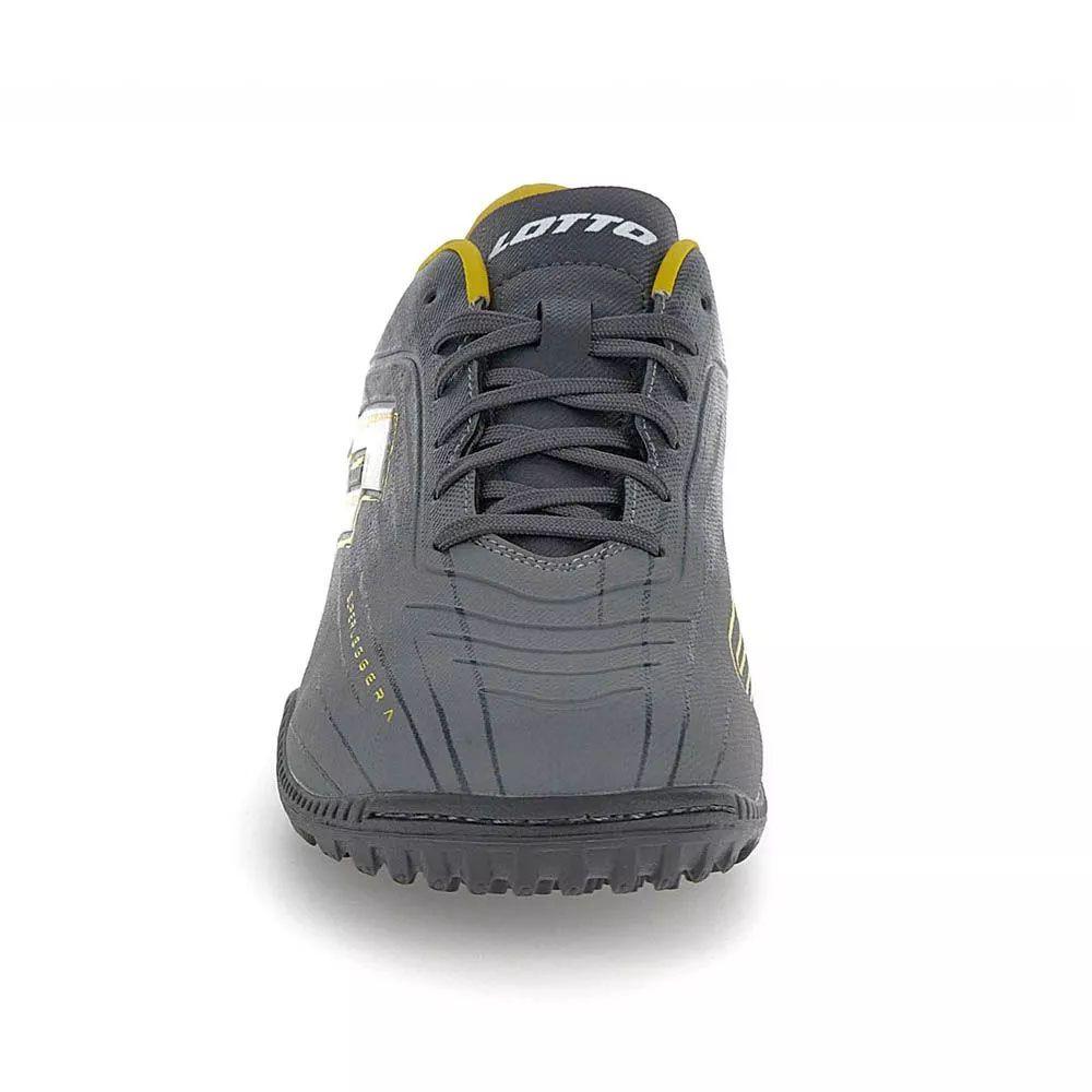 Zapatilla Baby Fútbol Juvenil Lotto Solista Gris Amarillo-2