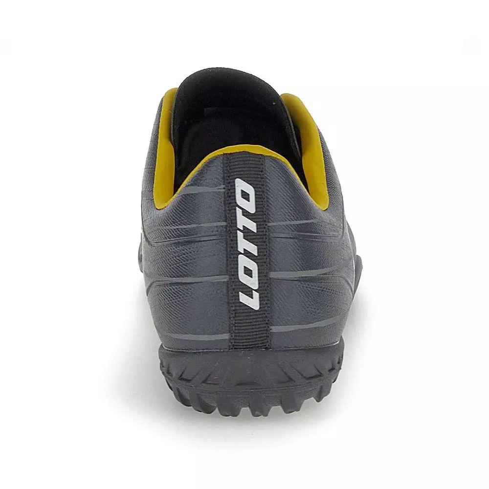 Zapatilla Baby Fútbol Juvenil Lotto Solista Gris Amarillo-3