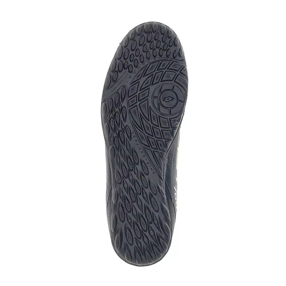 Zapatilla Baby Fútbol Juvenil Lotto Solista Gris Amarillo-4