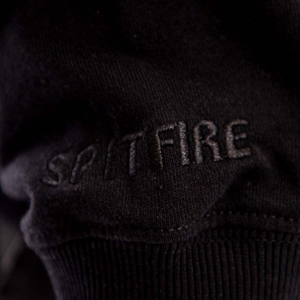 Polerón Negro Crew Unisex Spitfire Hombre-6