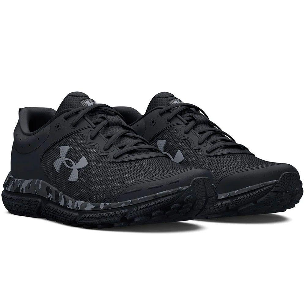 Zapatillas Running Hombre Under Armour Charged Assert 10 Negro Camo-2