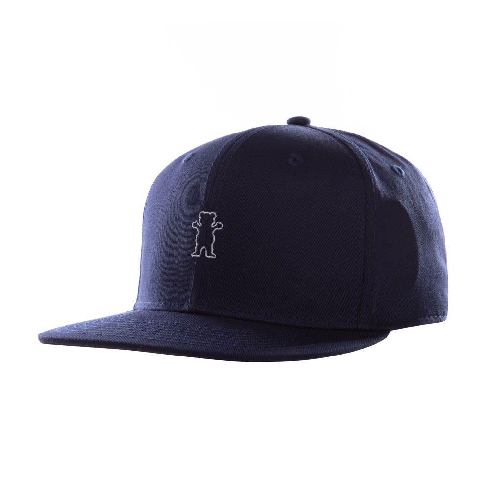 Jockey Azul Grizzly Og TinyBear Snapback Raised Embroidery-2