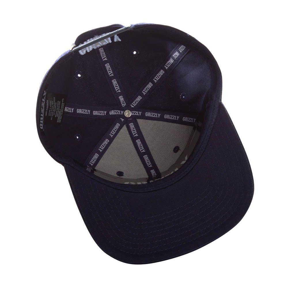 Jockey Azul Grizzly Og TinyBear Snapback Raised Embroidery-5