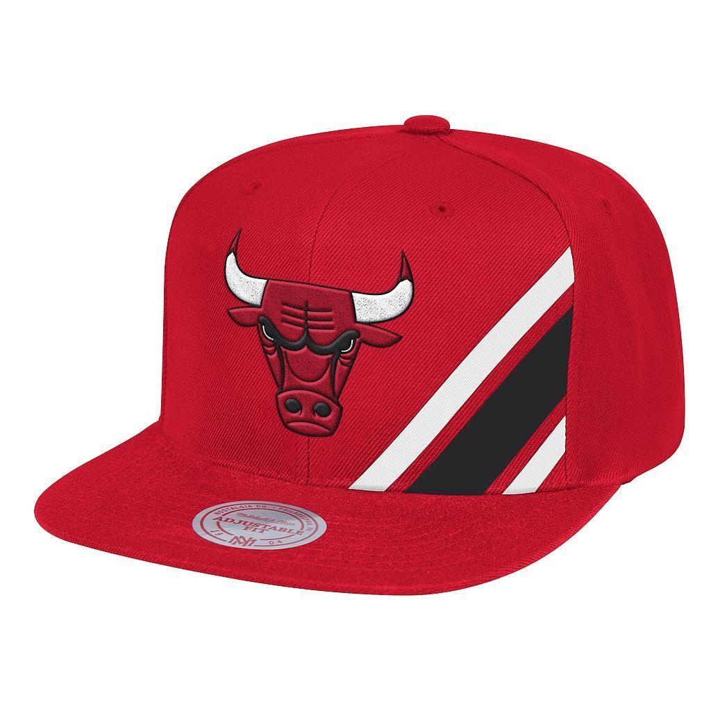 Gorro Chicago Bulls Diagonal Rojo Mitchell And Ness-0