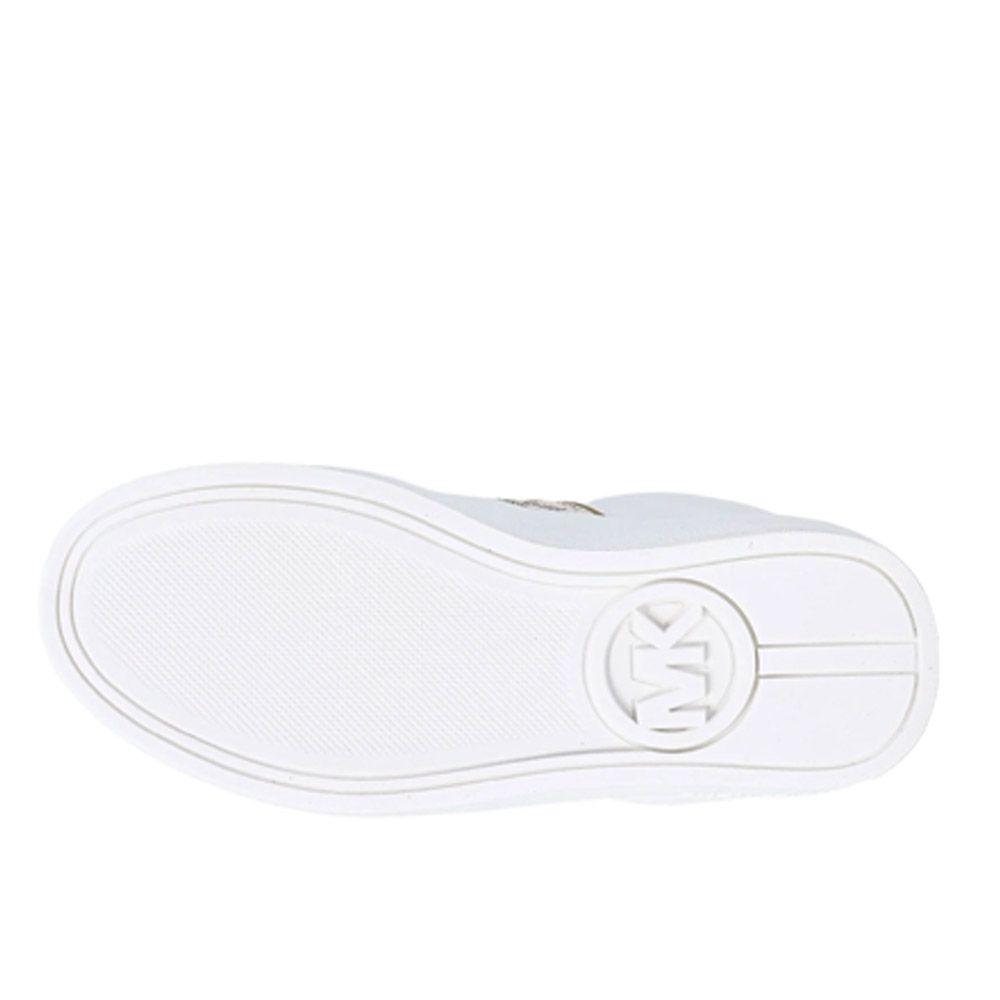 Zapatilla Mujer Michael Kors Jem Maxine White Gold Originales-1