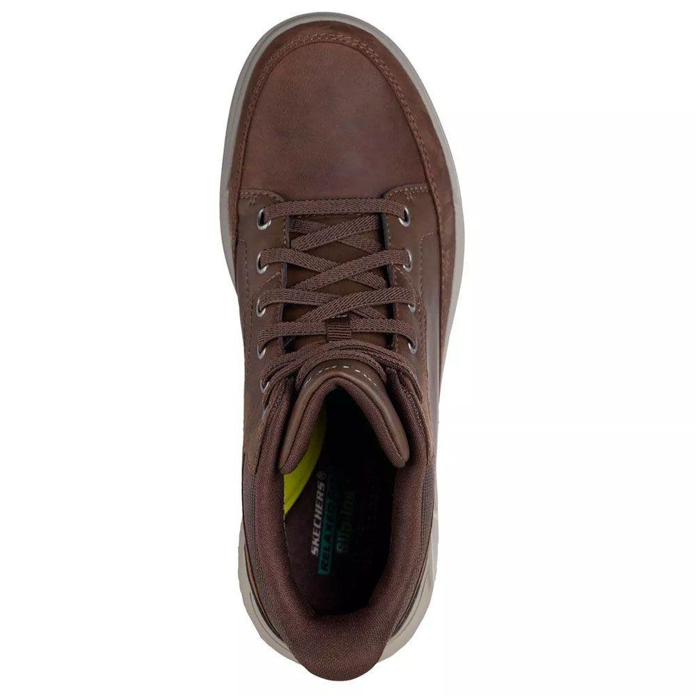 Zapatillas Hombre Skechers Slip-Ins Sterling Caña Alta Marrón 211233-BRN-3