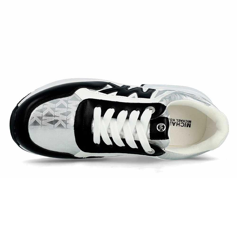 Zapatilla Mujer Michael Kors Original Cosmo Maddy Plateado Negro-2