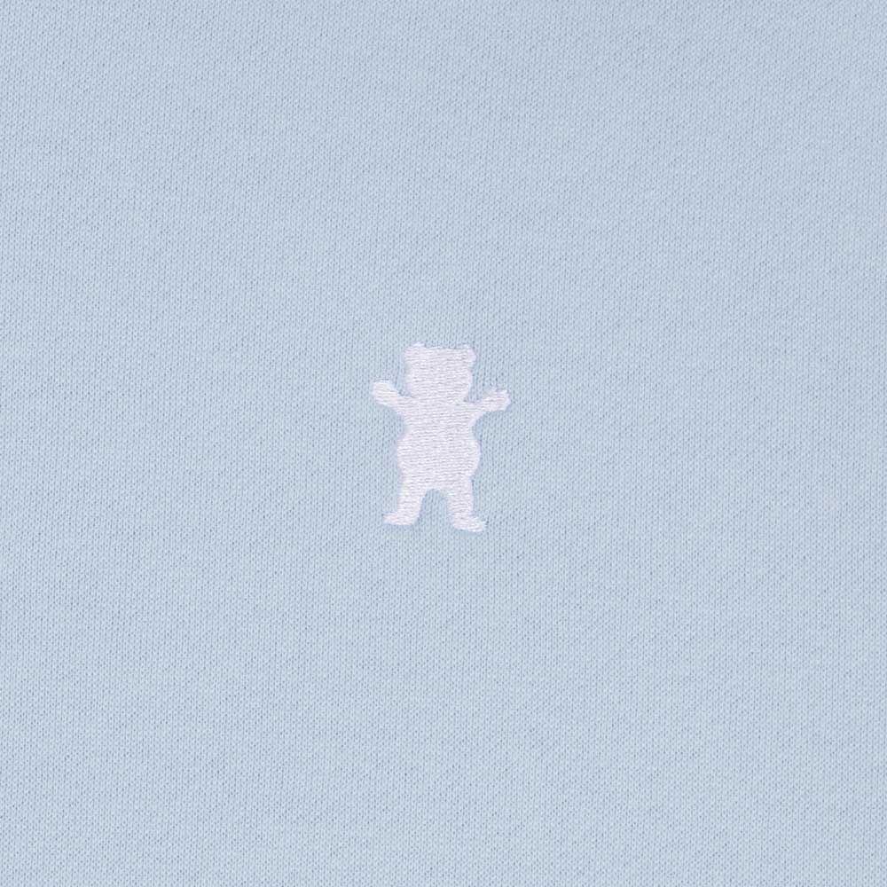Polerón Hombre Grizzly Griptape Embroidered OG Bear Celeste-2