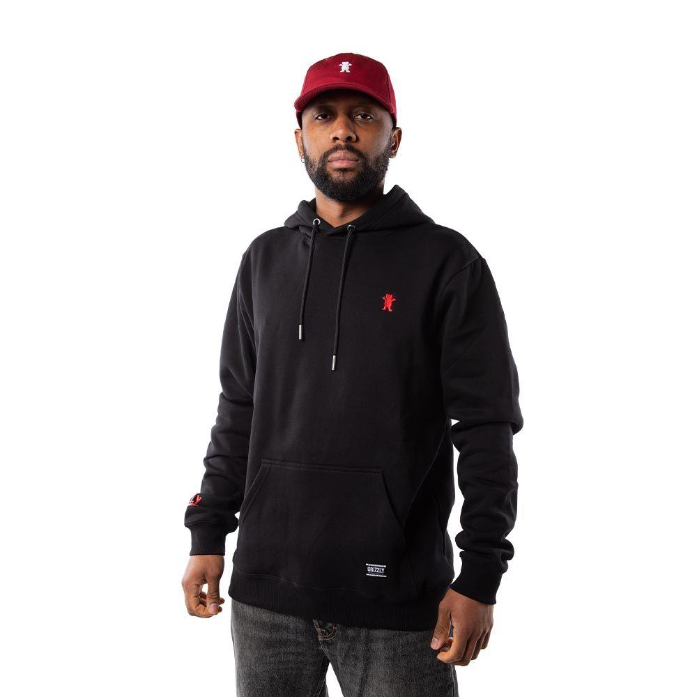 Polerón Hombre Grizzly Griptape Embroidered OG Bear Celeste-2