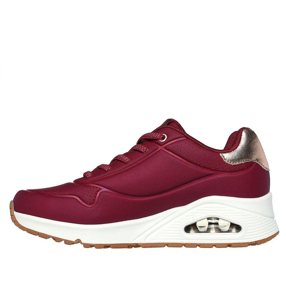 Zapatillas Urbanas Skechers Mujer Uno - Shimmer Away 155196-BURG-1