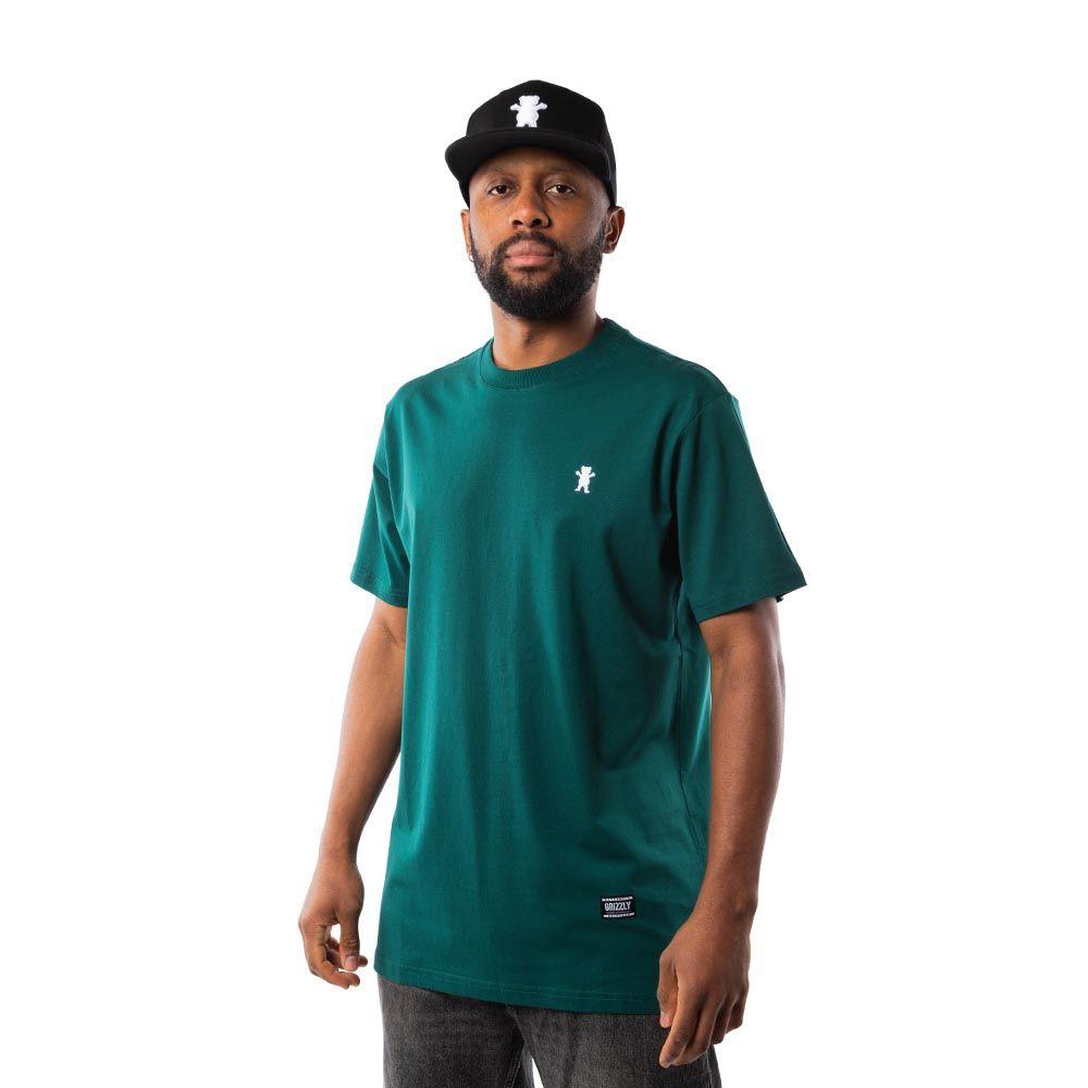 Polera Hombre Grizzly Griptape Embroidered OG Bear Verde-2