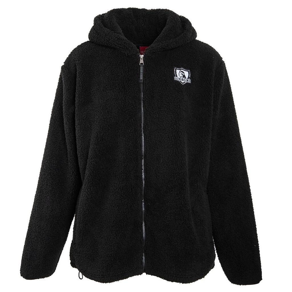 Polerón Sherpa Colo Colo Urbano "Escudo blanco" Negra-0