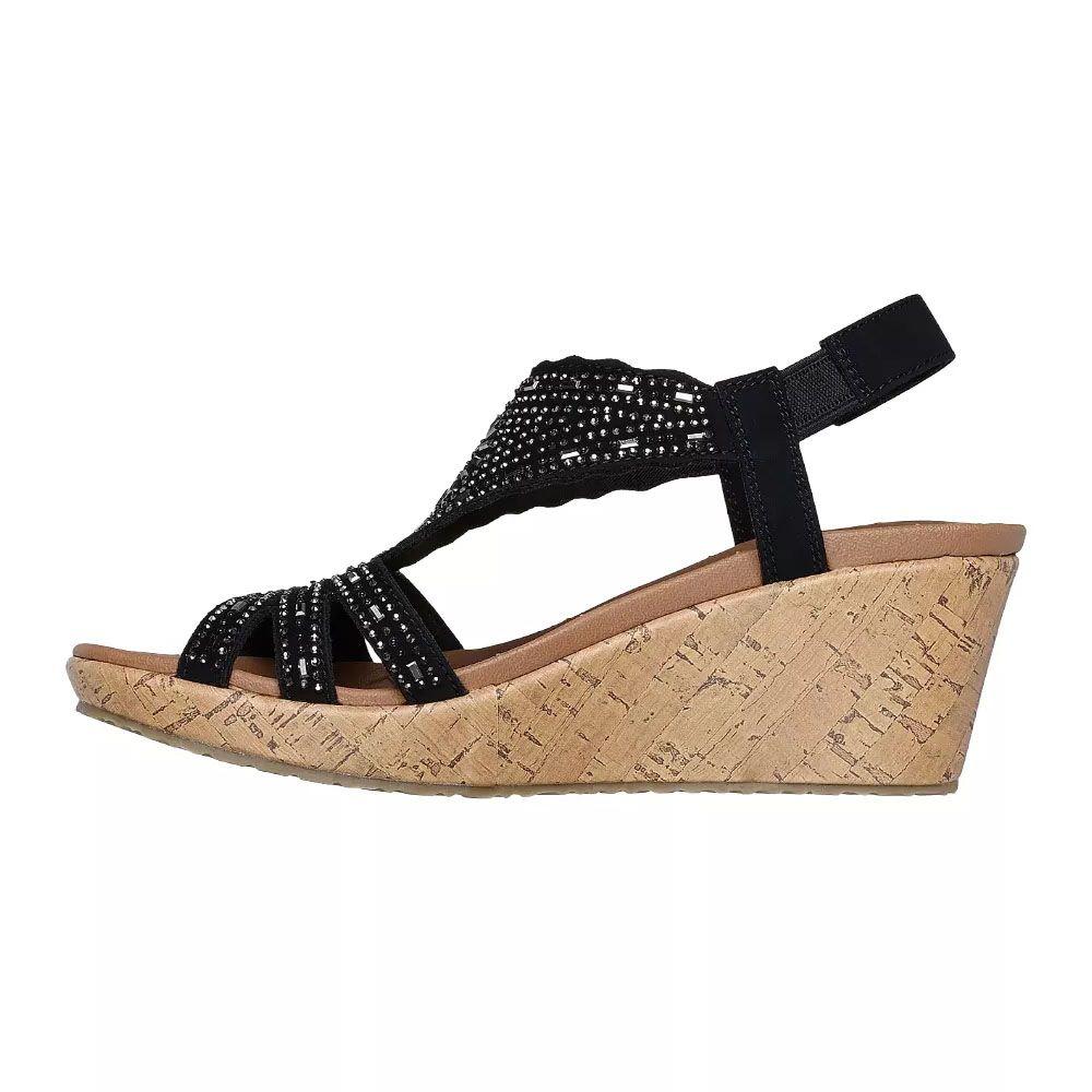 Sandalias Urbanas Mujer Skechers Beverlee Negro-1